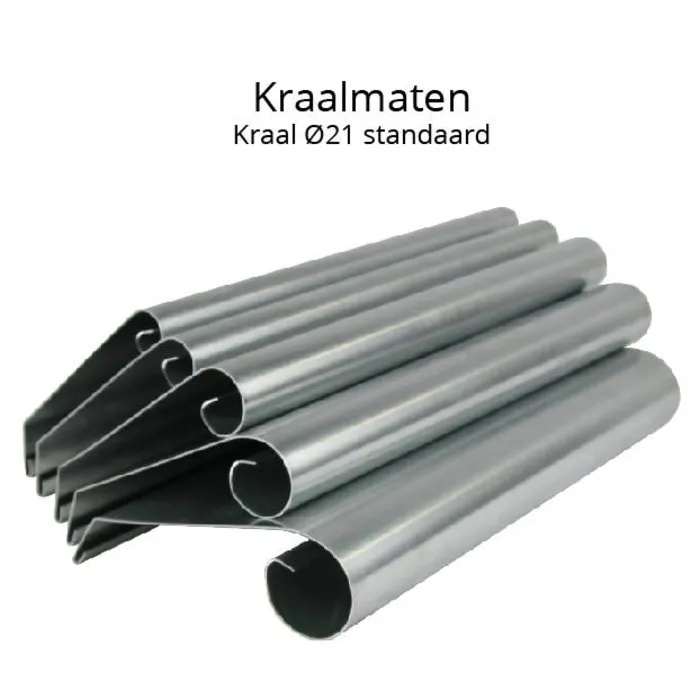 Rheinzink Zinken Deklijst op maat kraal 90 gr