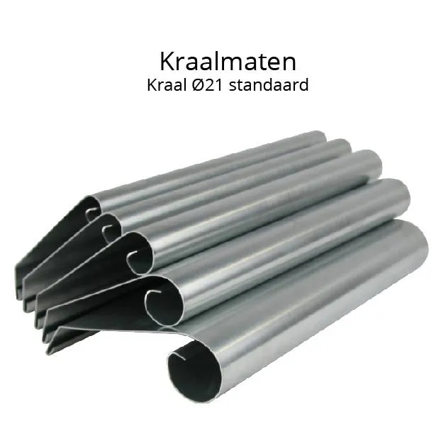 Rheinzink Zinken deklijst op maat met dubbele kraal (Rheinzink titaanzink 0,8 mm)