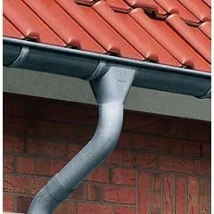 Rheinzink Zinken mastgoot M333 Rheinzink lijmgoot - 3 meter (standaard)