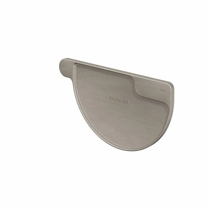 Rheinzink Kopschot mastgoot M333 rechts - Rheinzink t.b.v. lijmgoot