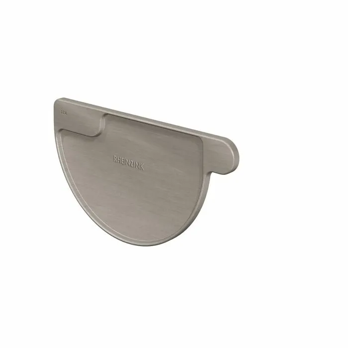 Rheinzink Kopschot mastgoot M333 links - Rheinzink t.b.v. lijmgoot