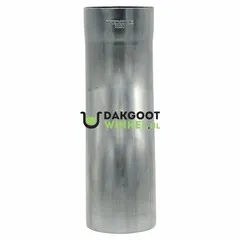 Rheinzink Zinken sprongstuk 80 mm met sprong 60 mm (Rheinzink)