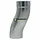 Zinken sprongstuk 80 mm met sprong 60 mm (Rheinzink)