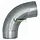 Zinken bocht 100 mm - 85 graden (Grömo)