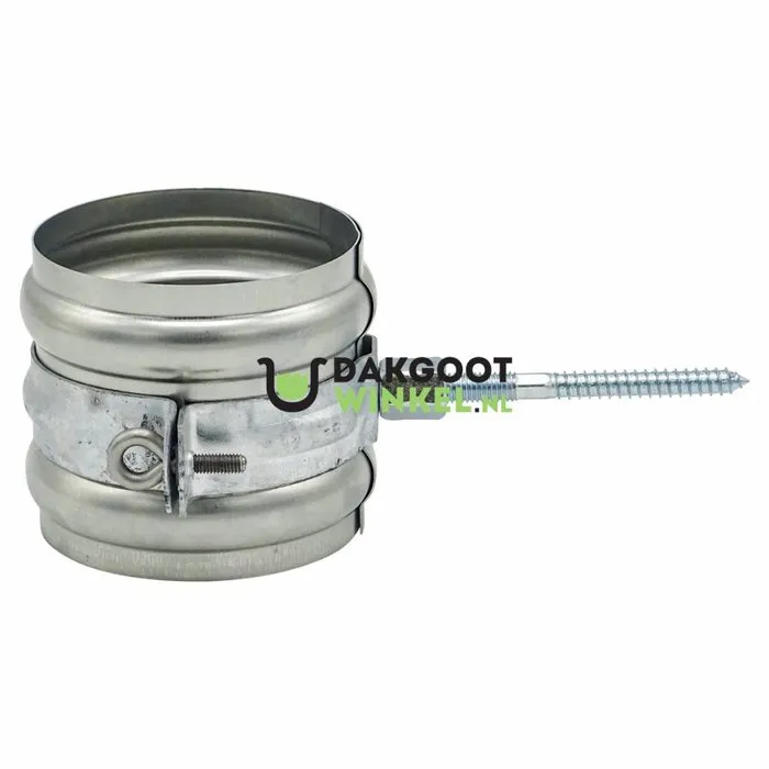 Scharnierbeugel gegalv. 100 mm. met schroefpen 100 mm + Wrong - SET