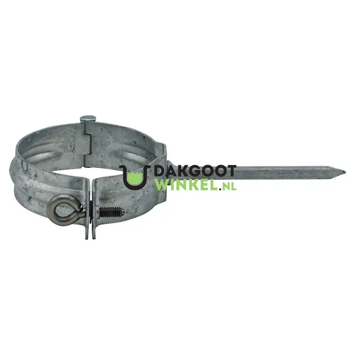 Scharnierpenbeugel 100 mm gegalv. (STANDAARD)