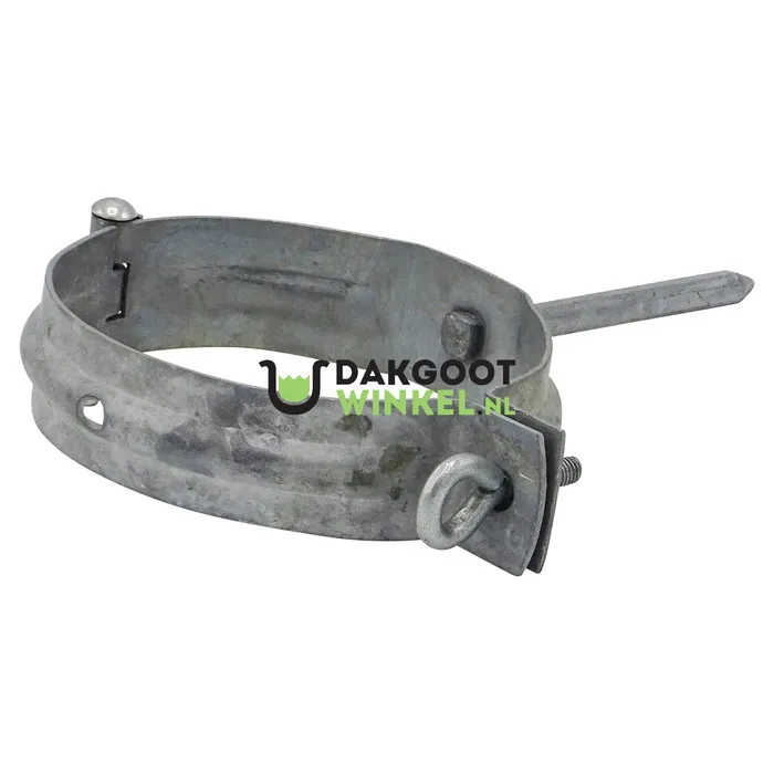 Scharnierpenbeugel 100 mm gegalv. (STANDAARD)