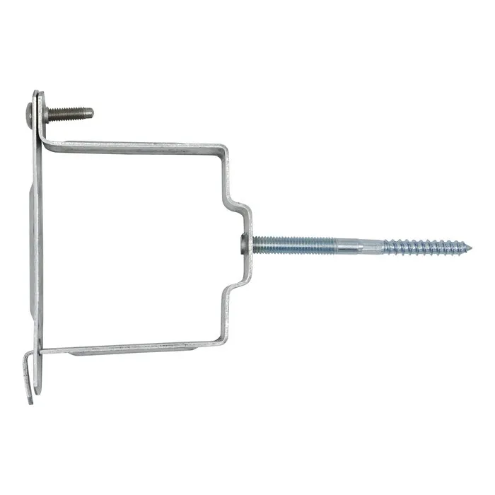 Regenpijpbeugel zink NIS SET 80x80 mm M8