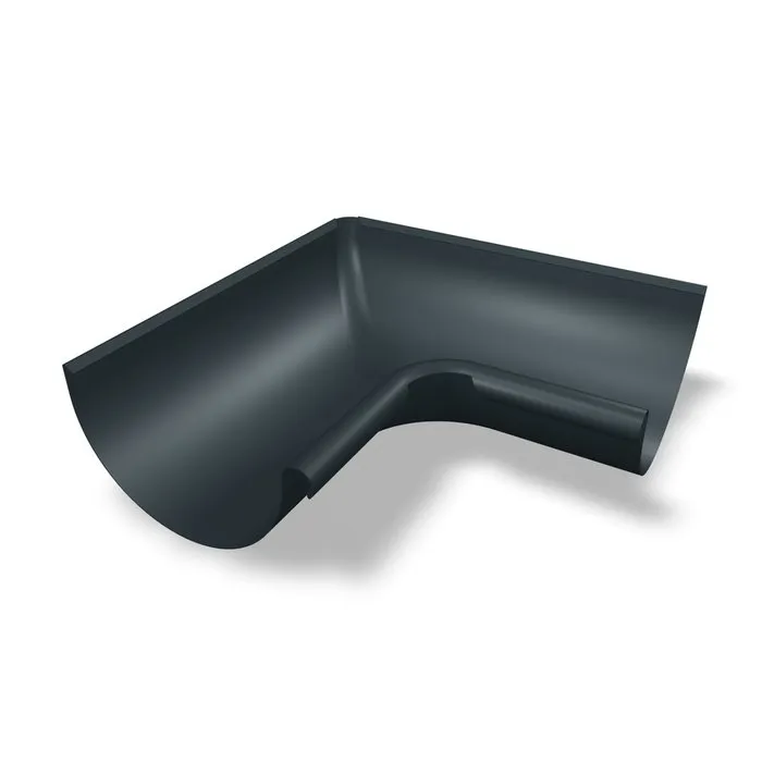 Prefa Binnenhoek aluminium dakgoot M280 zwart