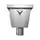 Zinken vergaarbak 100 mm rond - model Junior (NedZink)