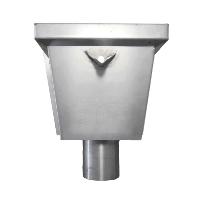 Zinken vergaarbak 100 mm rond model junior