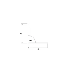Rheinzink Zinken hoekprofiel op maat (Rheinzink titaanzink 0,8 mm)