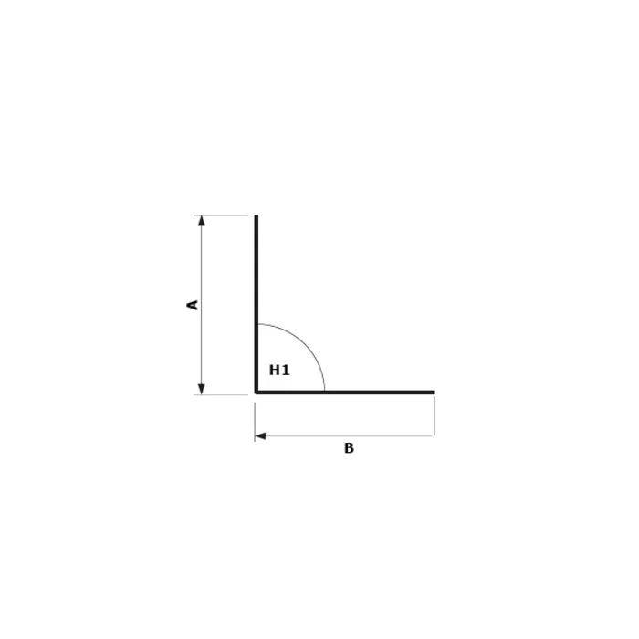 Rheinzink Zinken hoekprofiel op maat (Rheinzink titaanzink 0,8 mm)