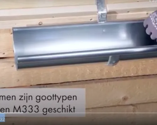 Zinken Dakgoot Zonder Solderen