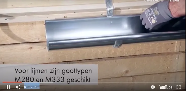 Zinken Dakgoot Zonder Solderen