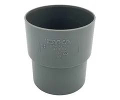 Jurola Verbindingsmof PVC 80 mm grijs