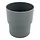 PVC verbindingsmof 80 mm mof/spie verjongd - grijs (RAL 7037) t.b.v. rioolbuisaansluiting