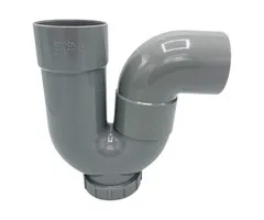 Jurola PVC sifon met 87.5 graden bocht 80 mm (stank oplossing)