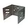 RVS schroef nisbeugel 80x80 mm vierkant