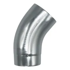 Grömo Zinken bocht 40 graden voor 80 mm regenpijp (standaard) (Grömo)