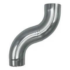 Grömo Zinken bocht 72 graden voor 80 mm regenpijp (Grömo)