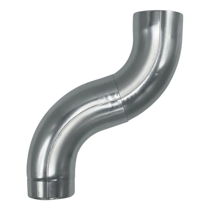 Grömo Zinken bocht 72 graden voor 80 mm regenpijp