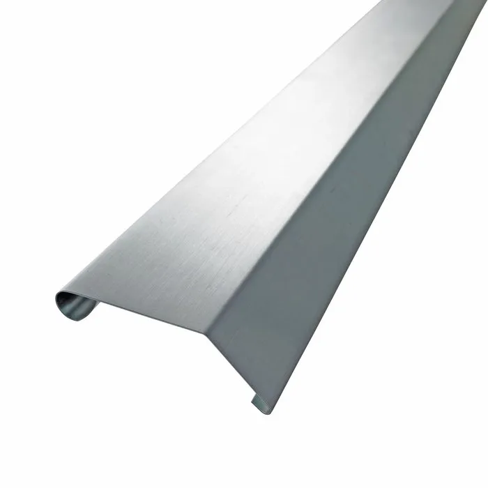 Rheinzink Zinken snel-deklijst 135 graden - daktrim - 3 meter (zonder solderen)