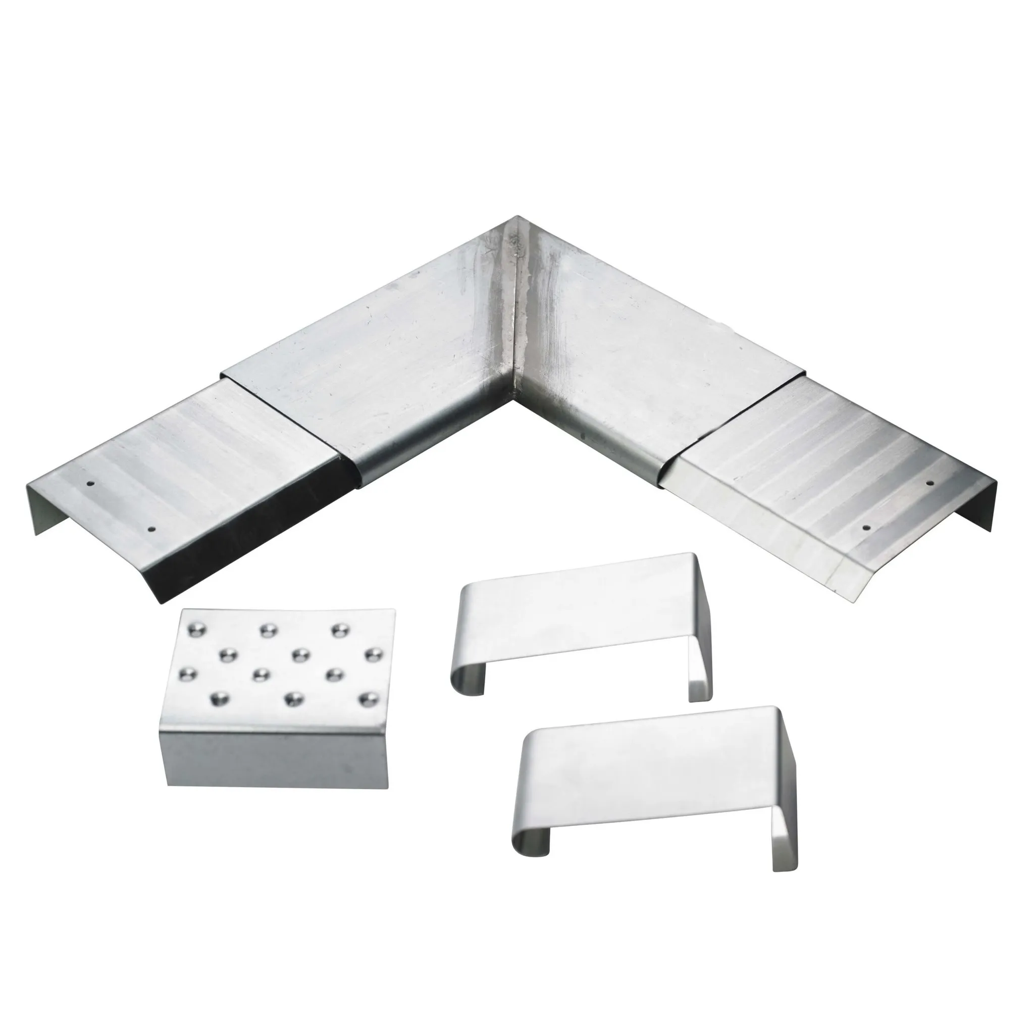 Rheinzink Zinken Quick-fix deklijst binnenhoekstuk 90 graden - complete set (Rheinzink)