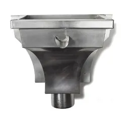 Rheinzink Zinken vergaarbak 80 mm rond - model Den Bosch (Rheinzink)