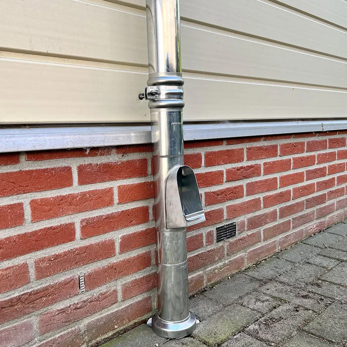 Rheinzink Zinken bladafscheider 80 mm - Rheinzink