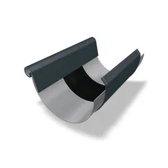 Prefa Aluminium expansiestuk met kraal en kap M280 P.10 zwart (Prefa)