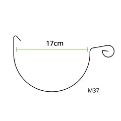 Nedzink Zinken mastgoot M37 - 2 meter (NedZink 0,8 mm)