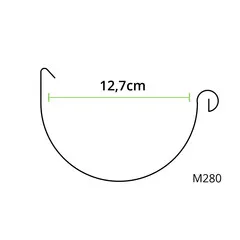 Rheinzink Zinken mastgoot M280 Rheinzink - 3 meter (0,70 mm)
