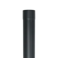 Prefa Aluminium regenpijp 80 mm P.10 zwart - 3 meter (Prefa P.10, 0,7 mm)