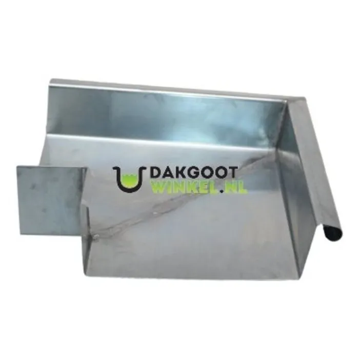 Nedzink Buitenhoek bakgoot B37. 90 graden. zink