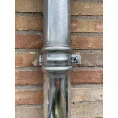 Nedzink Zinken regenpijpbeugelset 80 mm M10 - set met montage-opties