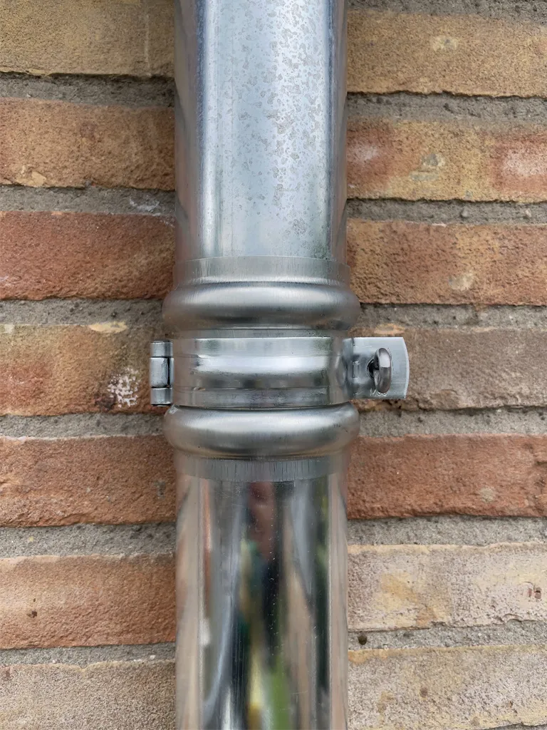 Nedzink Zinken regenpijpbeugelset 80 mm M10 - set met montage-opties
