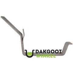 Nedzink Gegalvaniseerde 45 graden beugel bakgoot B44 - 5 mm dik, lip/klang (NedZink)