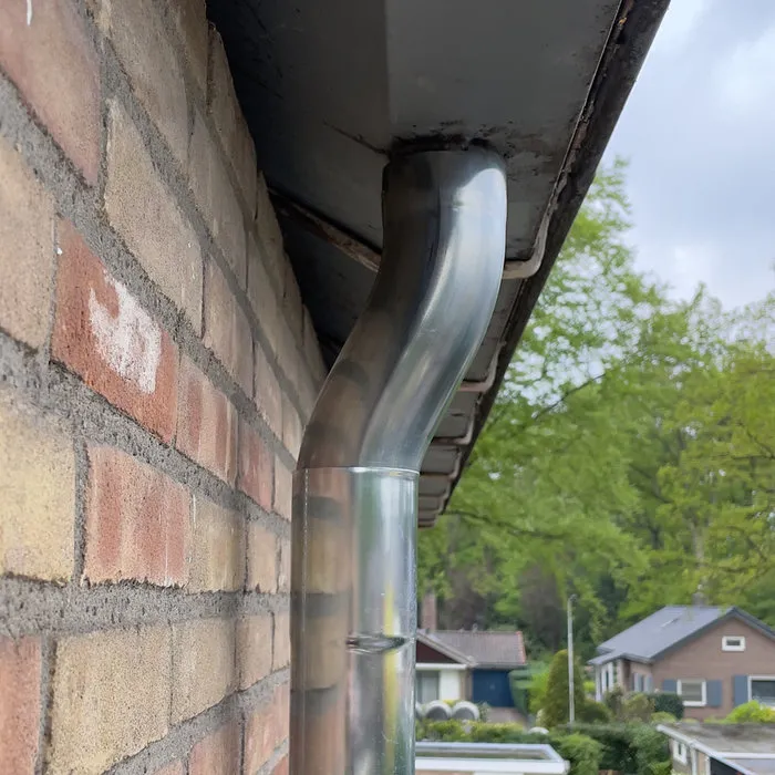 Rheinzink Zinken sprongstuk 80 mm met sprong 60 mm (Rheinzink)