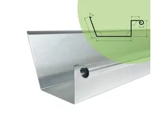 Dakgoot ook zonder solderen