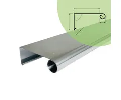 Rheinzink Deklijst Kraal 90 graden | Rheinzink