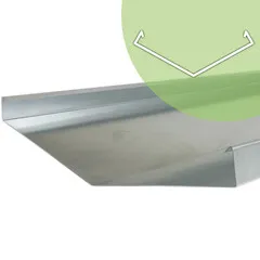 Rheinzink Zinken kilgoot op maat (Rheinzink titaanzink 0,8 mm)