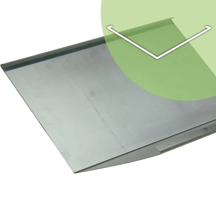 Rheinzink Zinken kilgoot op maat (Rheinzink titaanzink 0,8 mm)