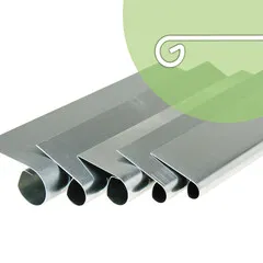 Rheinzink Zinken kraallijst op maat (Rheinzink titaanzink 0,8 mm)