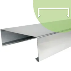 Rheinzink Zinken afdekkap op maat (Rheinzink titaanzink 0,8 mm)