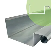 Rheinzink Rechthoekige bakgoot | Rheinzink