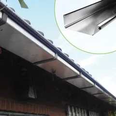 Nedzink Zinken bakgoot B44 - 1 meter (NedZink 0,8 mm)