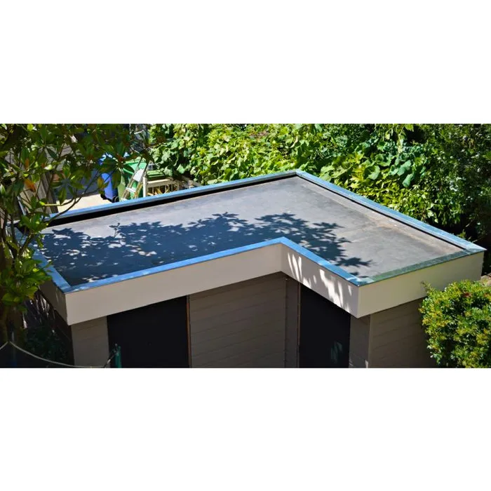 Rheinzink Zinken snel-deklijst 135 graden - daktrim - 3 meter (zonder solderen)