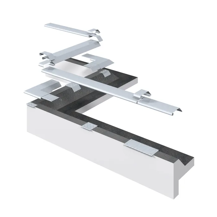 Rheinzink Snel deklijst zink 135gr 3 meter
