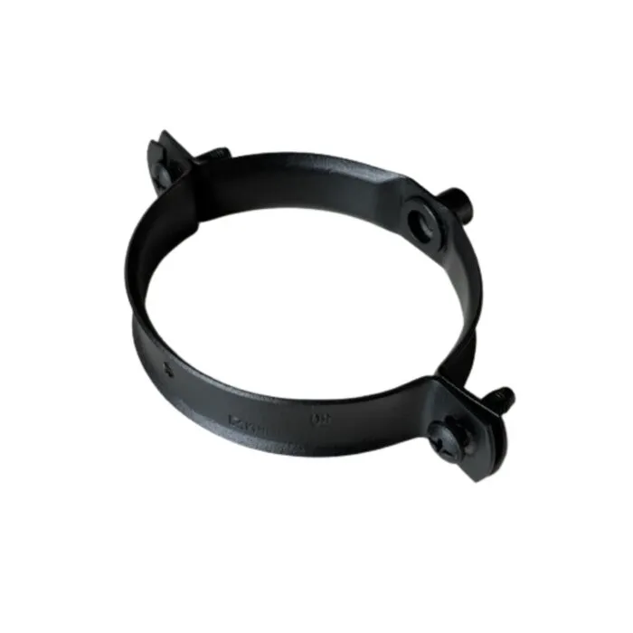 Kallos Scharnierbeugel 80 mm ral 9005 fijnstructuur M8 met schroefpen 65mm - Ral 9005 fijnstructuur